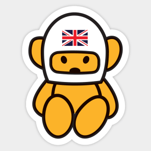 Hesketh Racing Teddy Bear Sticker